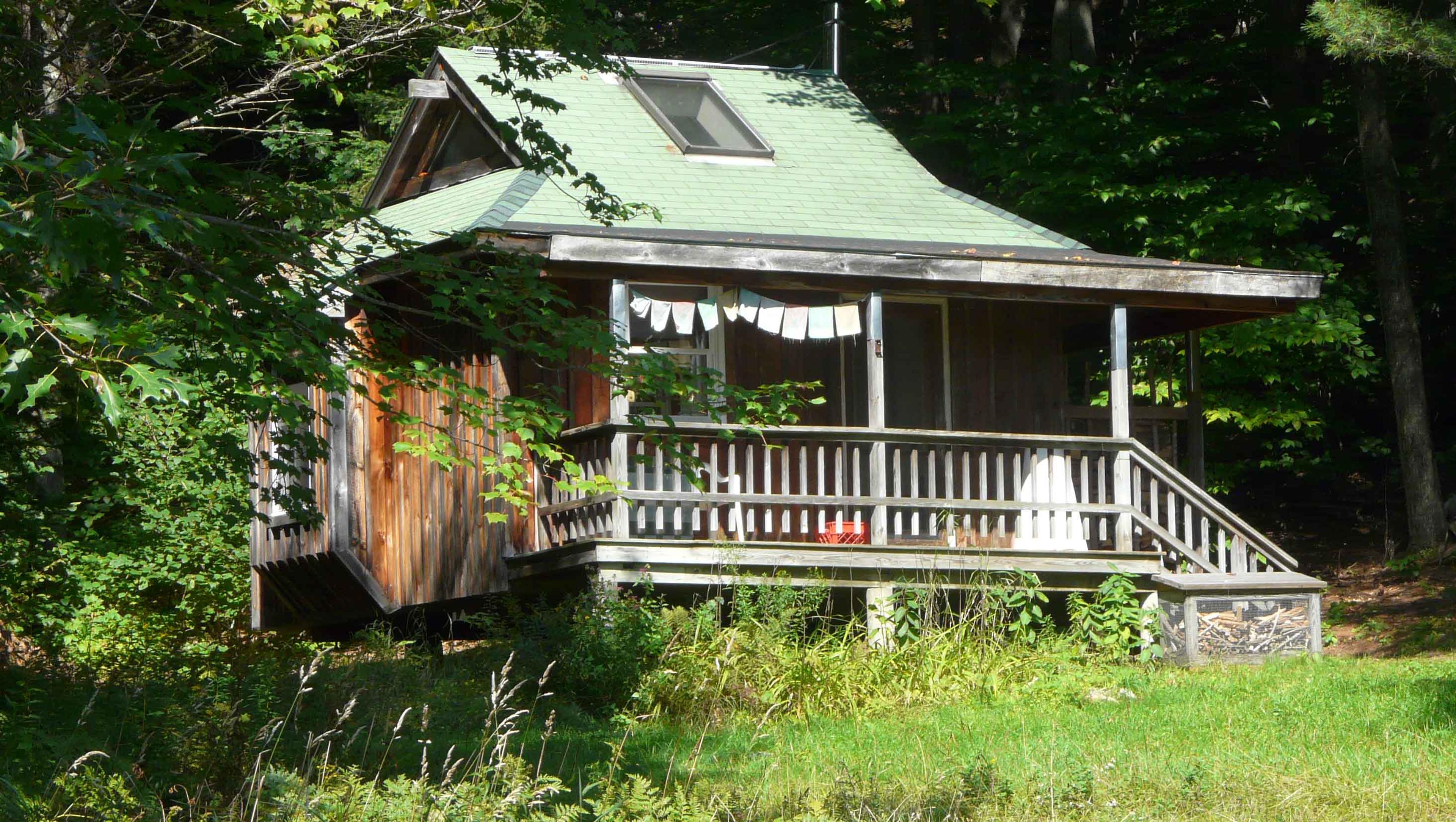 Nagarjuna, a solitary retreat cabin at Karme Choling Meditation Retreat Center, Vermont