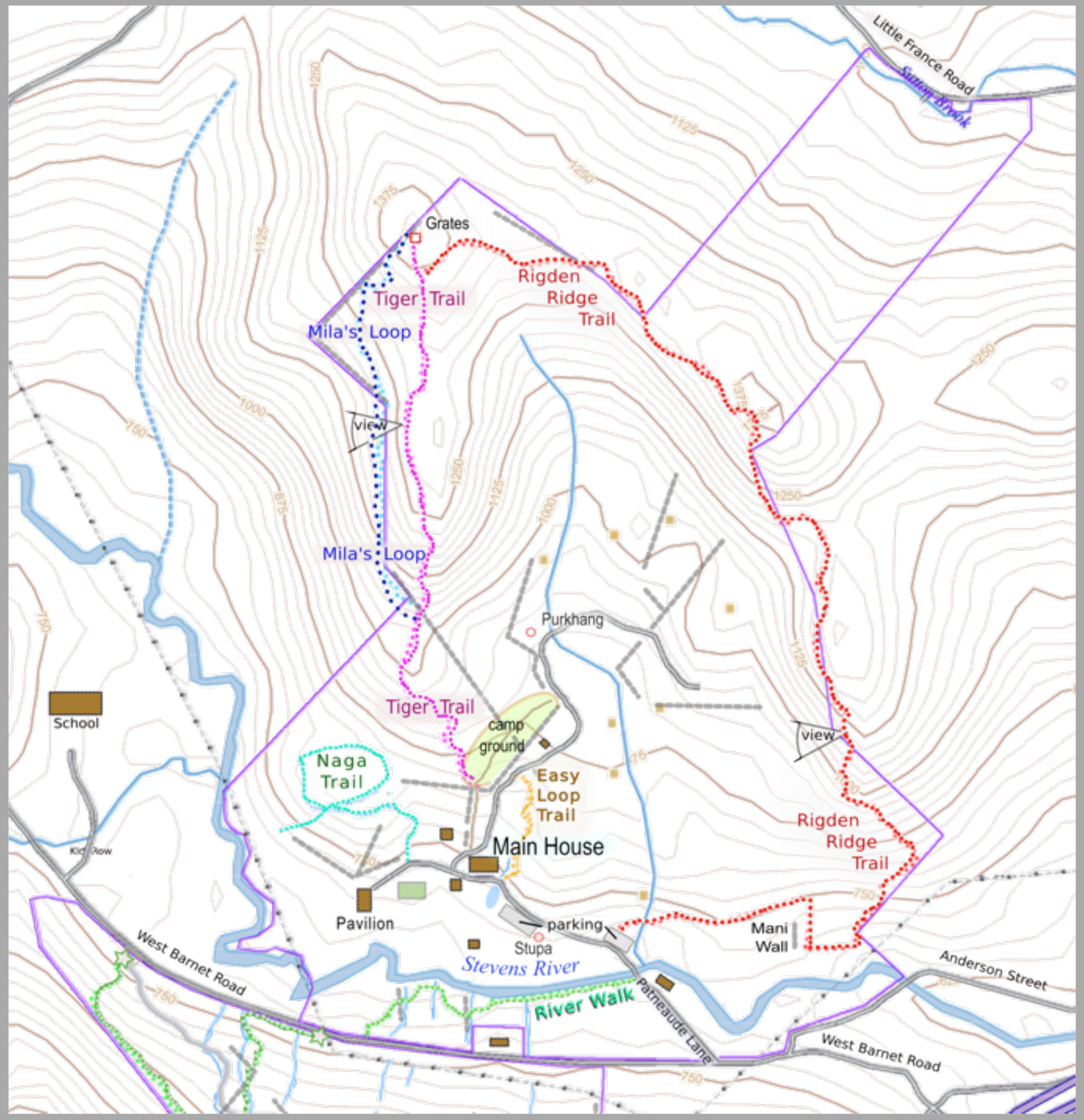 Northern Trails at Karme Choling meditation retreat center, Vermont
