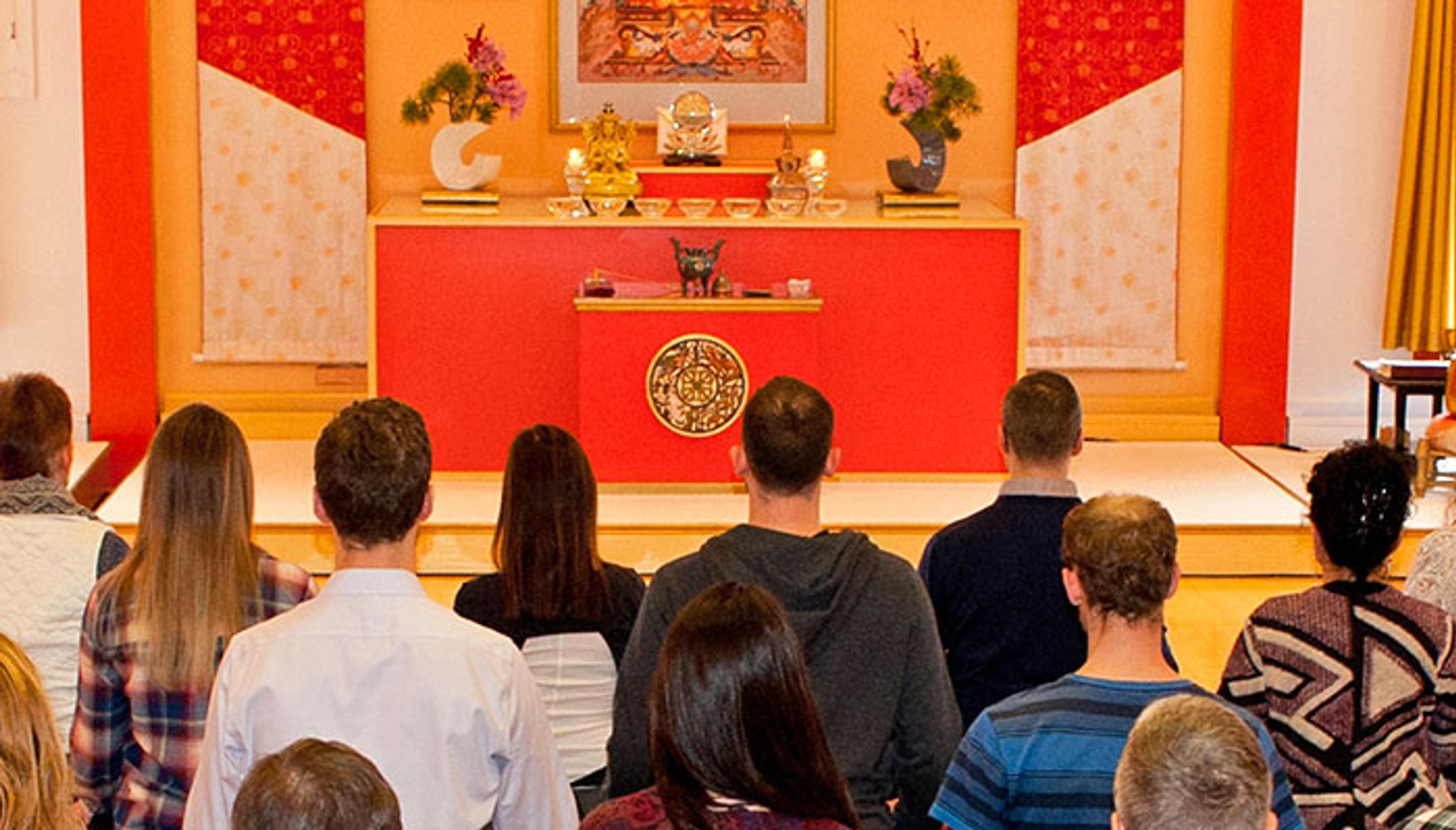 Meditation program at Karme Choling in Vermont