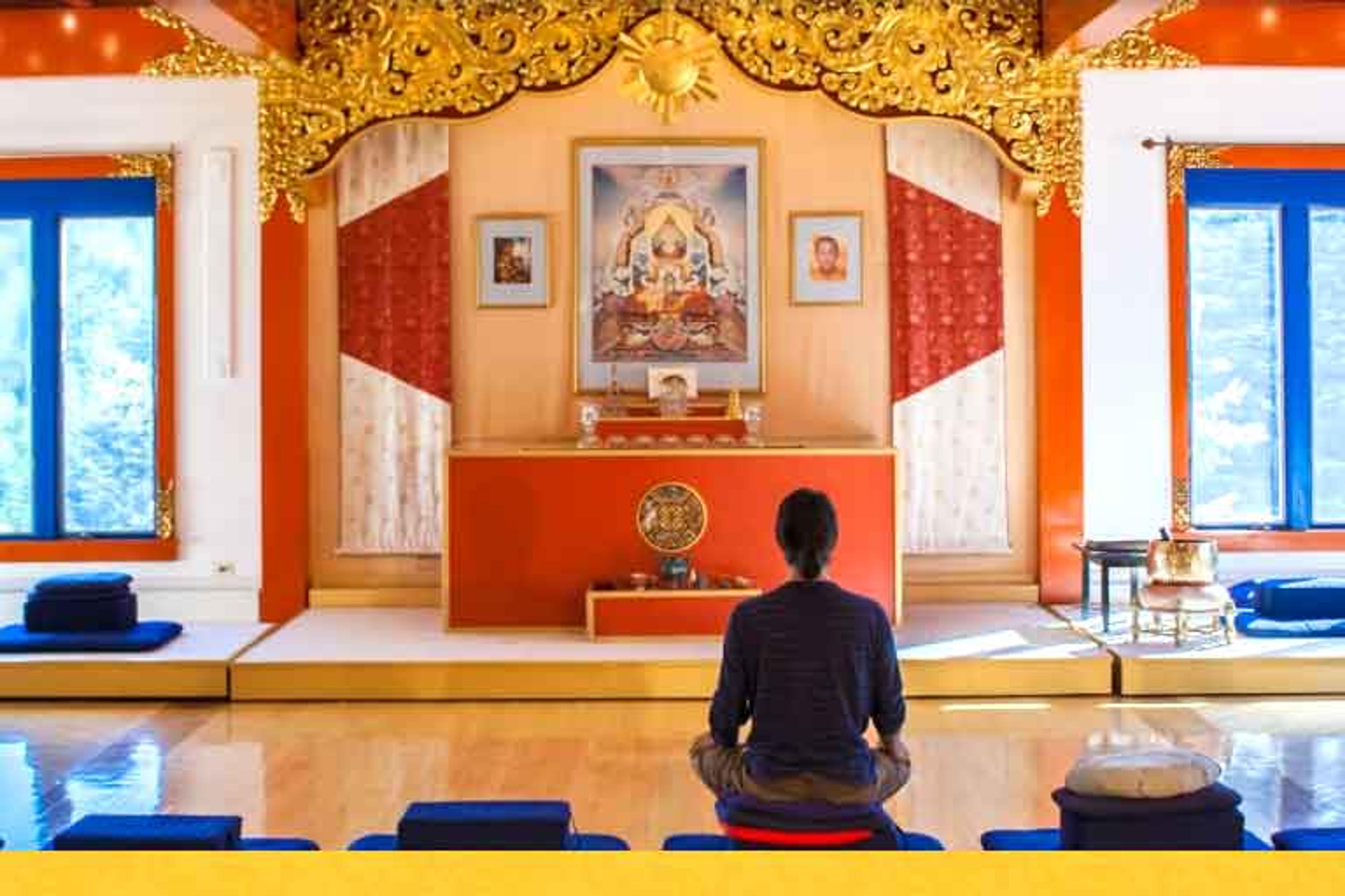 Inspiration for meditation at Karmê Chöling meditation retreat center
