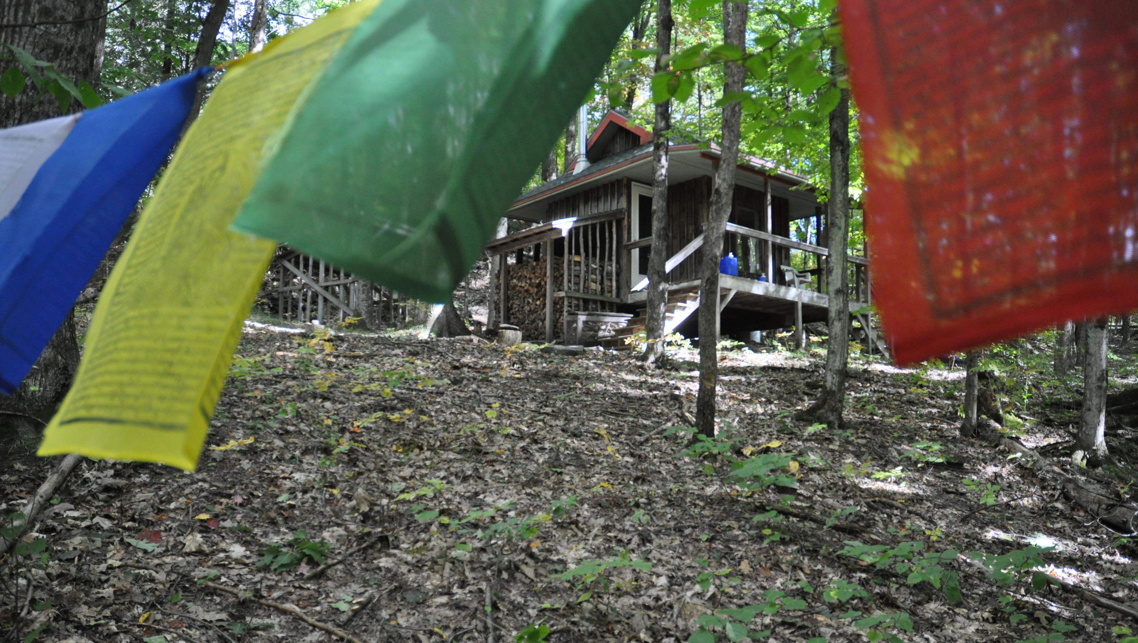 Solitary Cabins Open And Ready Karme Choling Vermont