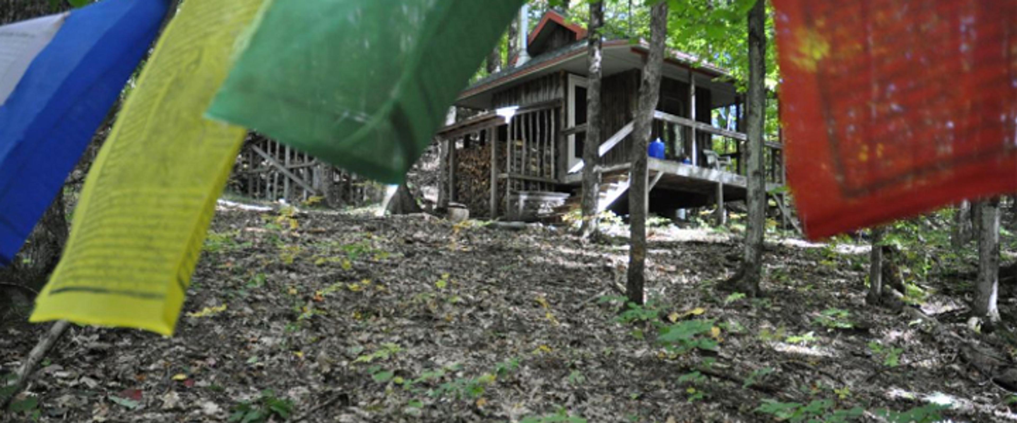 Great Eastern Sun, solitary retreat cabin at Karme Choling Meditation Center