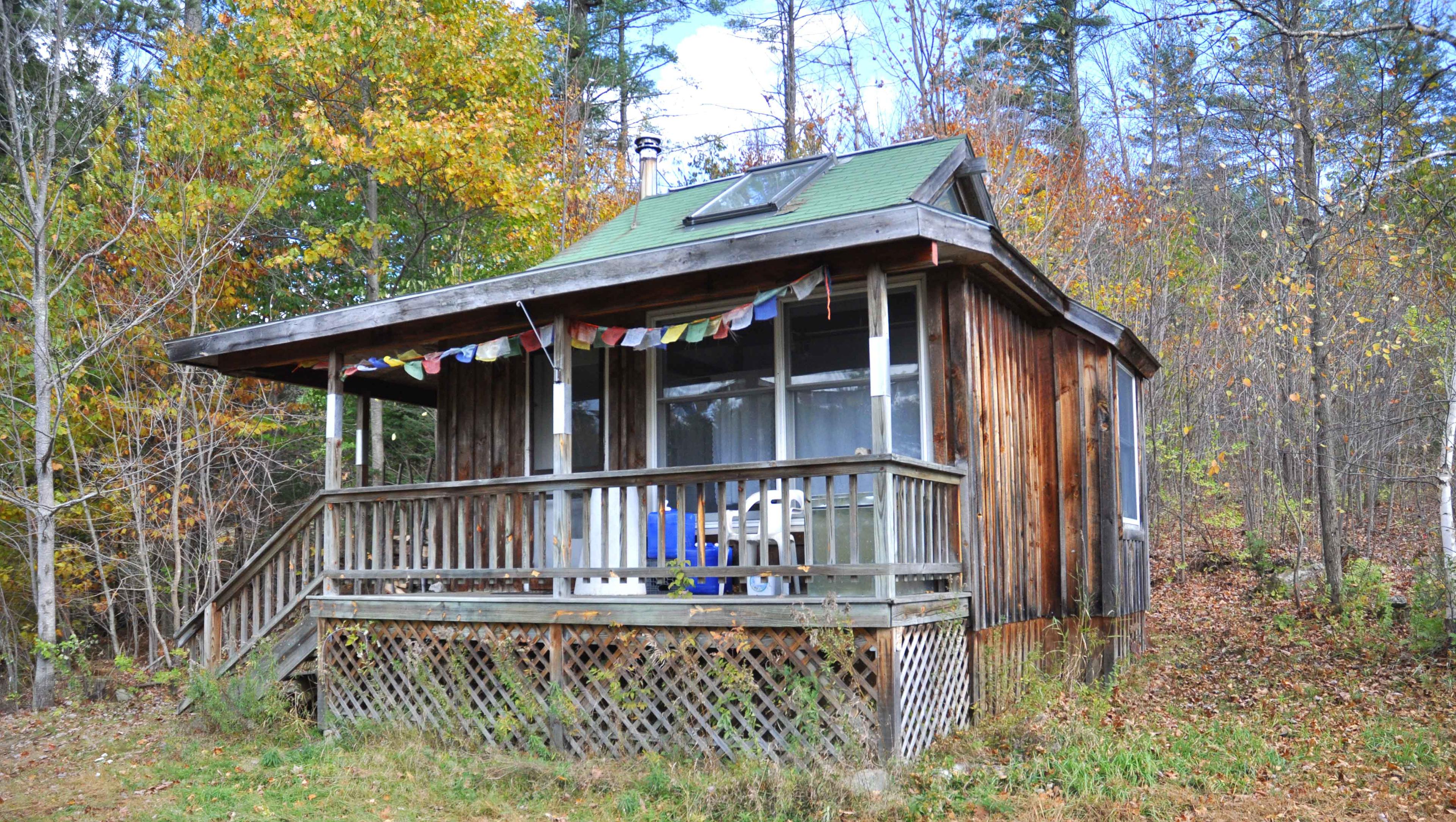 Yeshe, a solitary retreat cabin at Karme Choling Meditation Retreat Center, Vermont