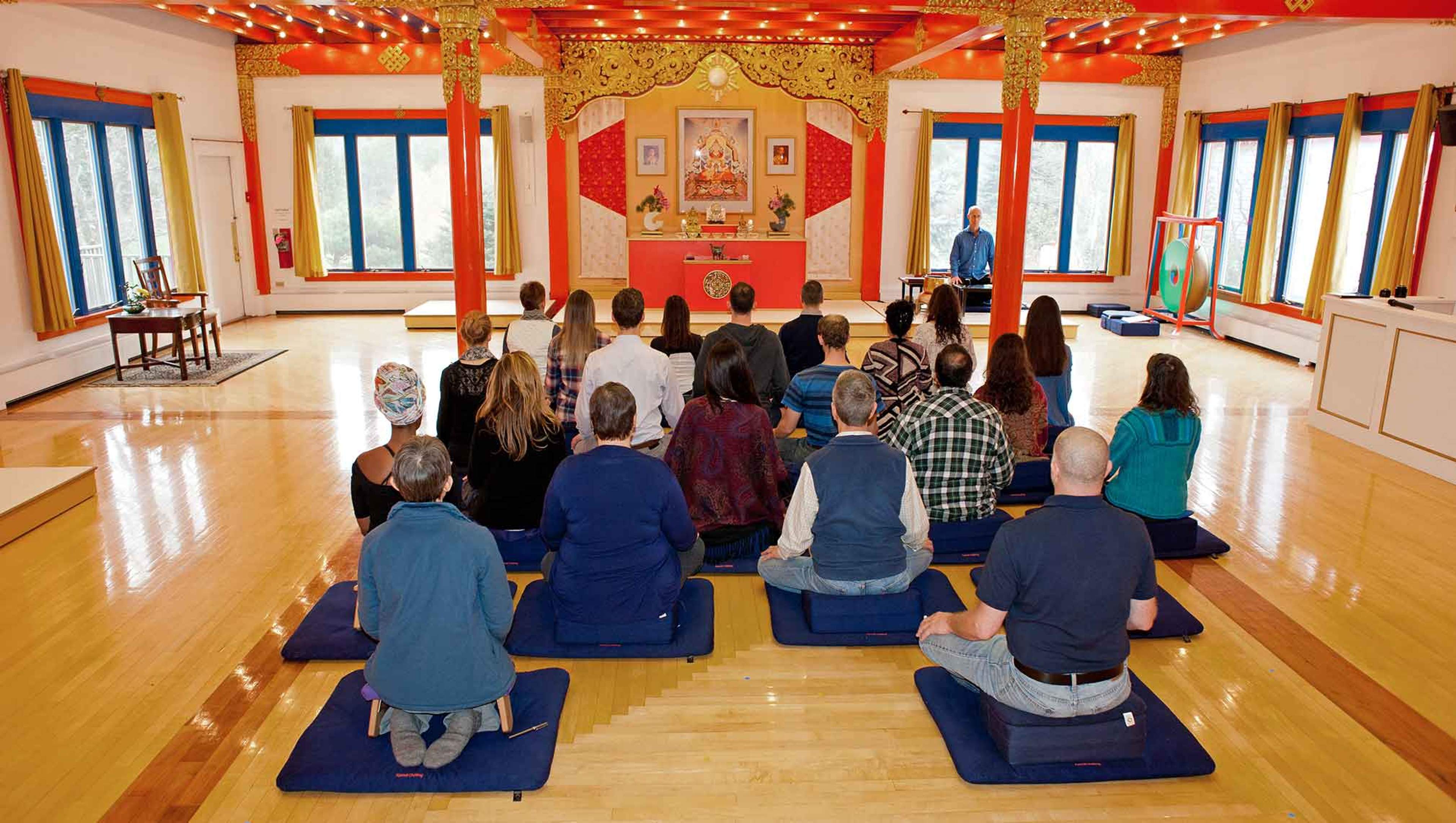 Staff a program at Karme Choling Meditation Retreat Center, Vermont