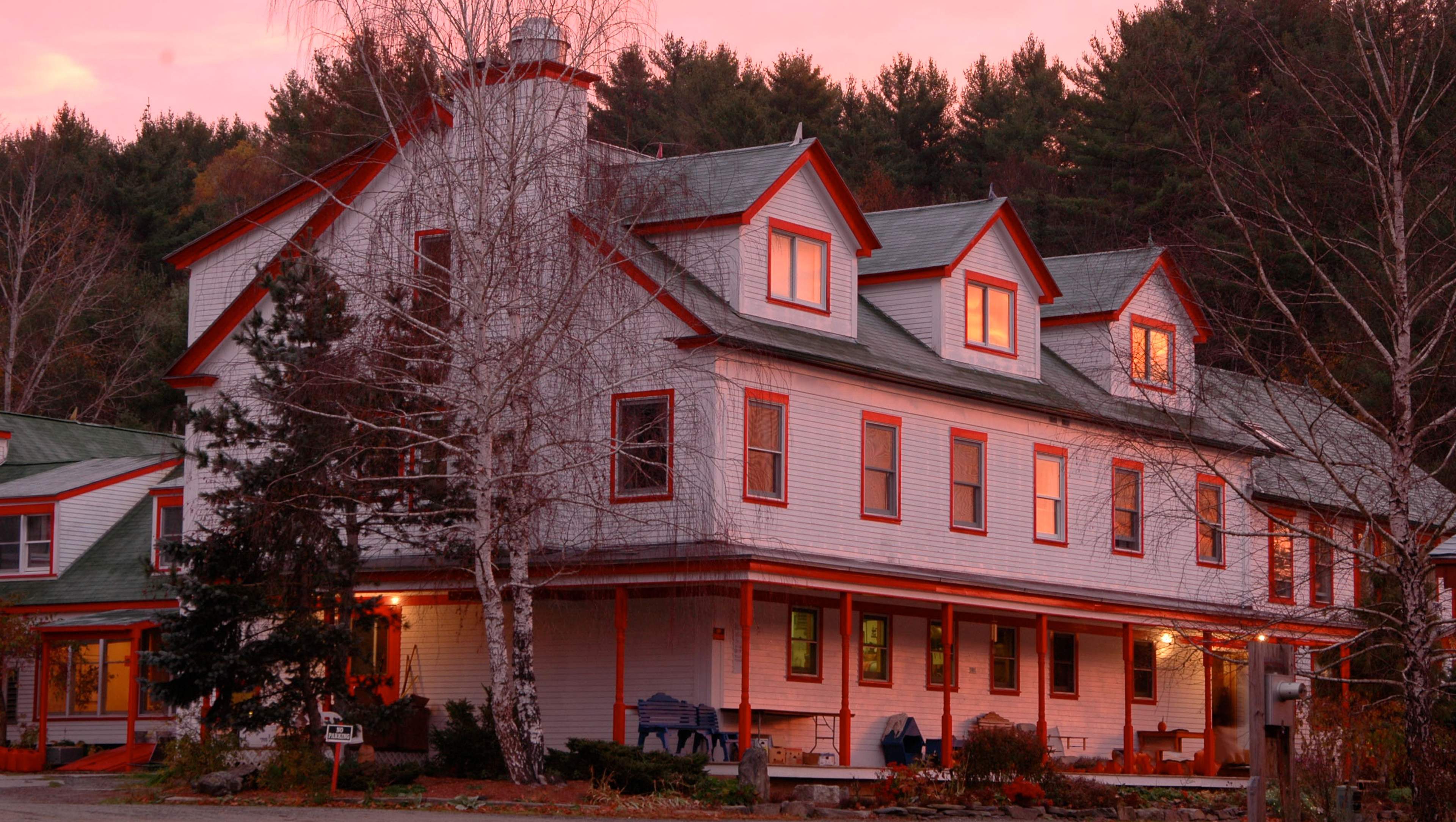 House Sunset Karme Choling Meditation Retreat Center Vermont