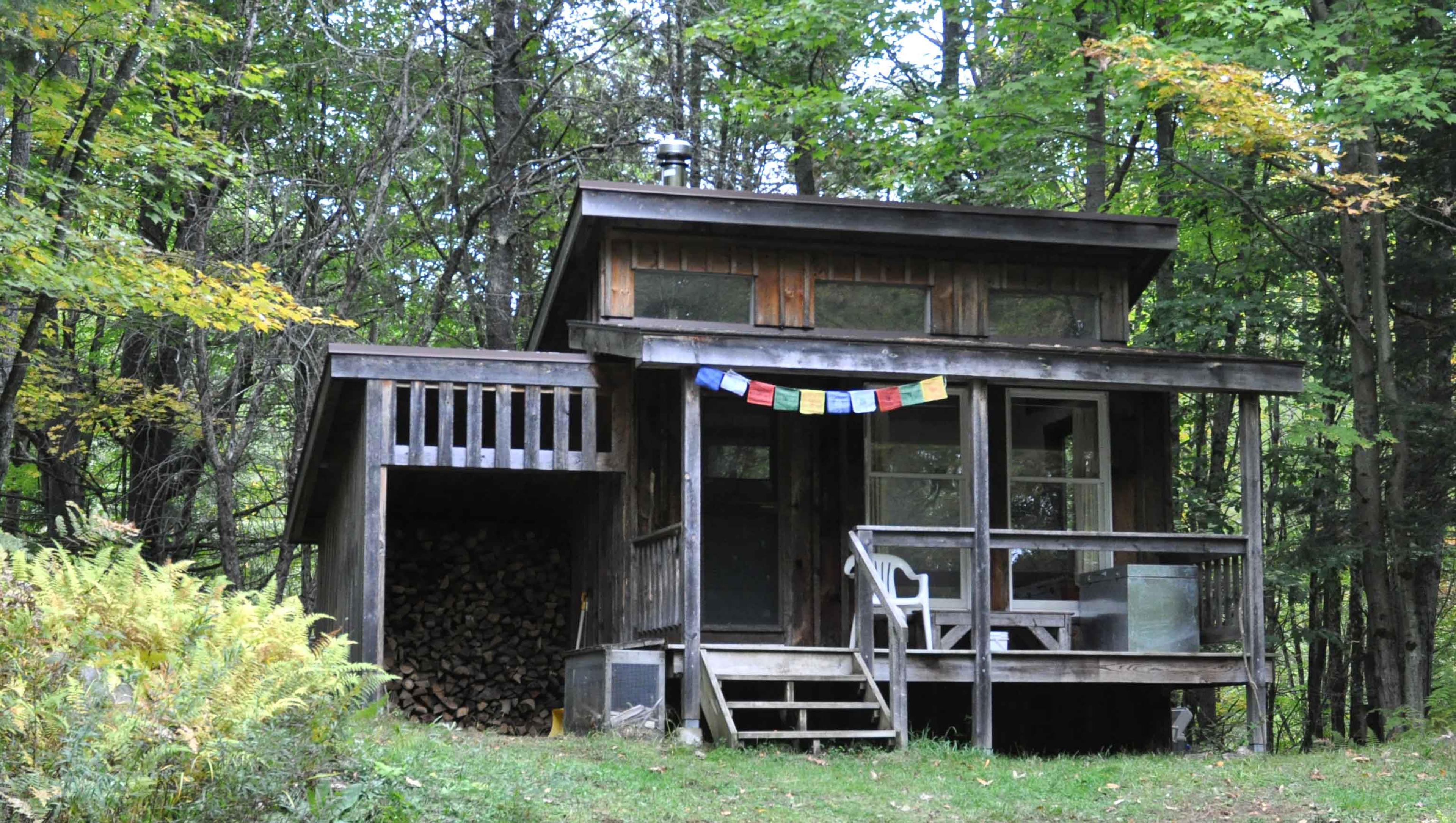 Nirmanakaya, a solitary retreat cabin at Karme Choling Meditation Retreat Center, Vermont