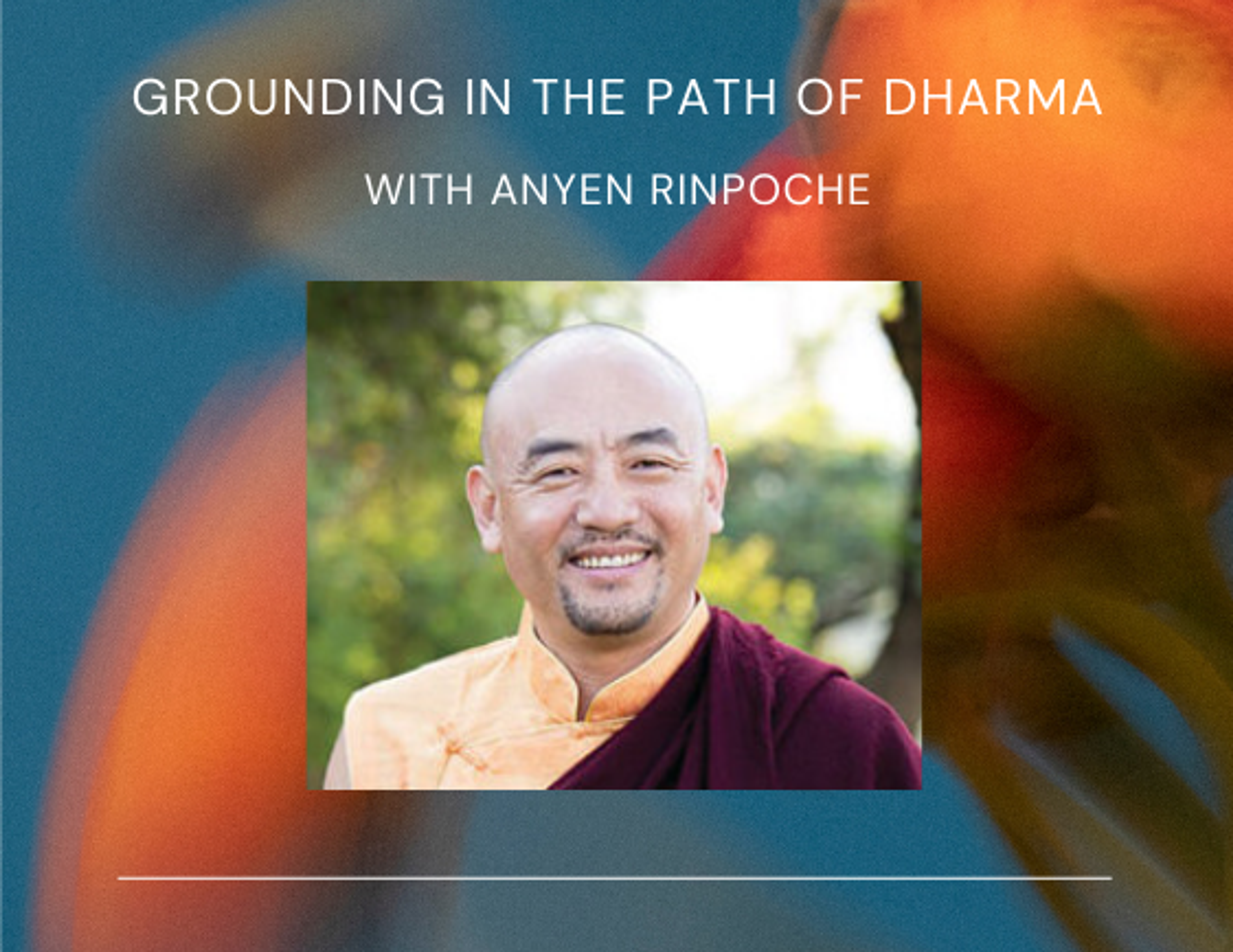 Anyen Rinpoche Blog