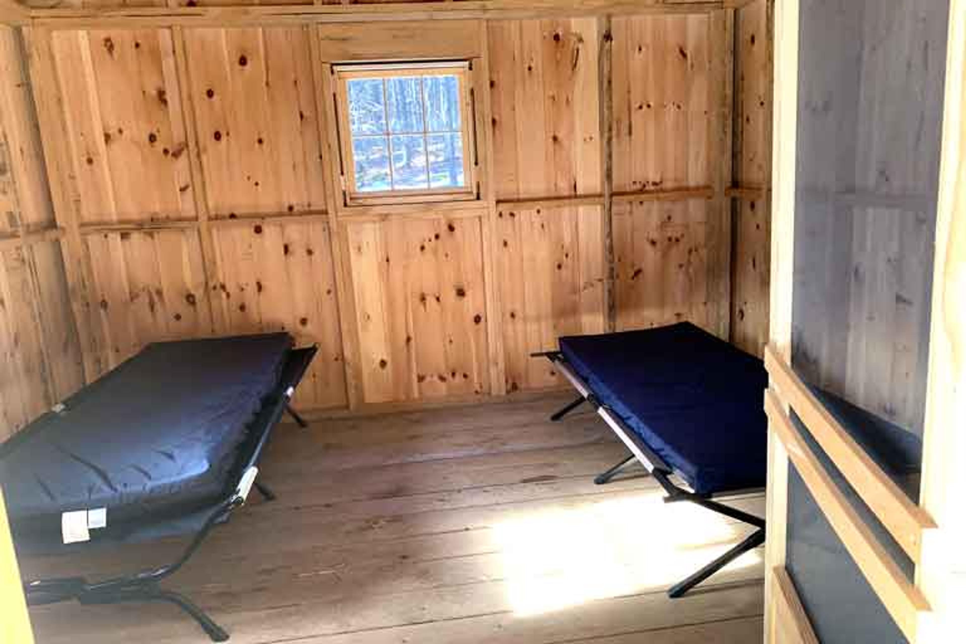 "Tent" cabin at Karme Choling Meditation Retreat Center, Vermont