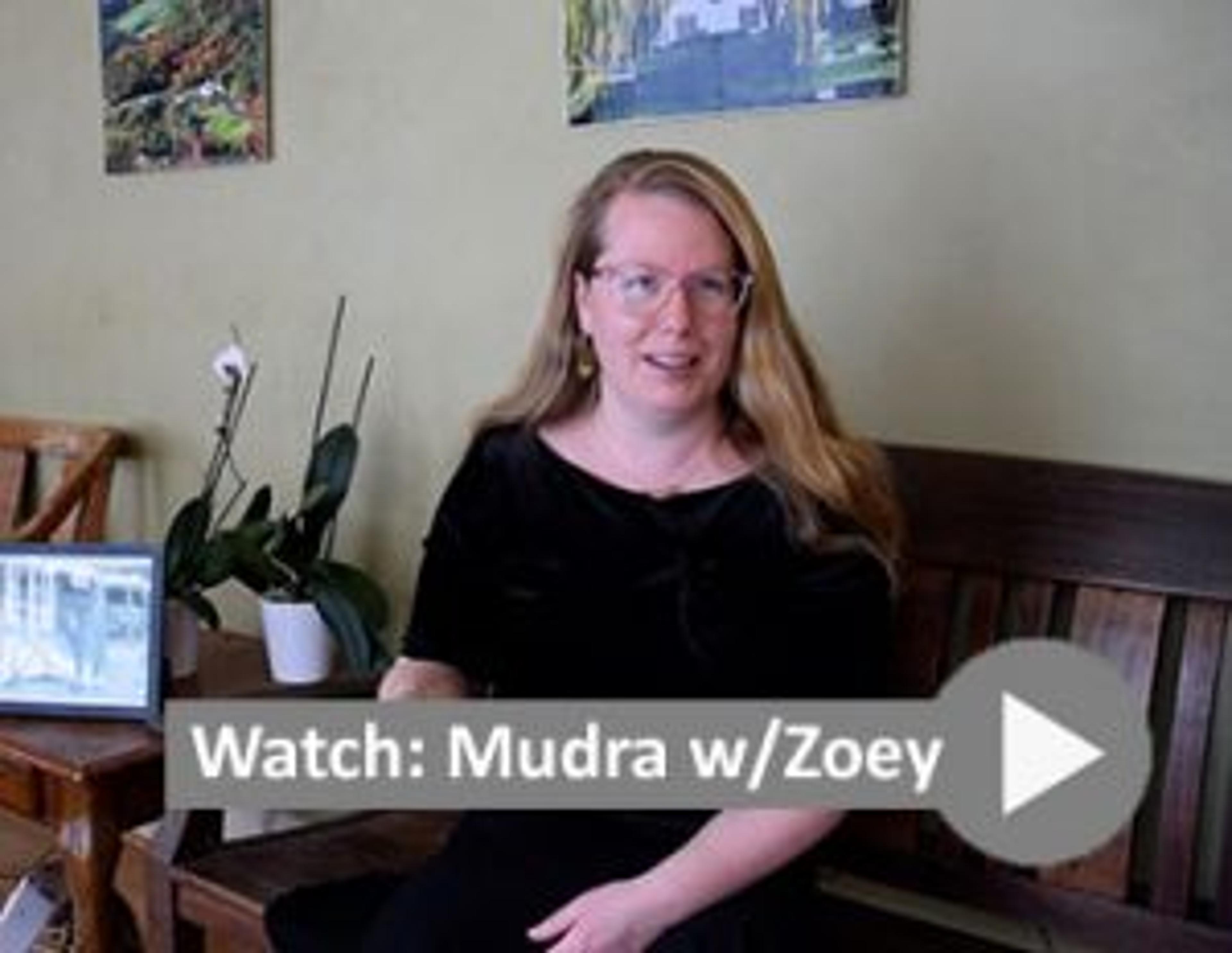 Zoey Moyle vid on Mudra Space Awareness at Karme Choling.