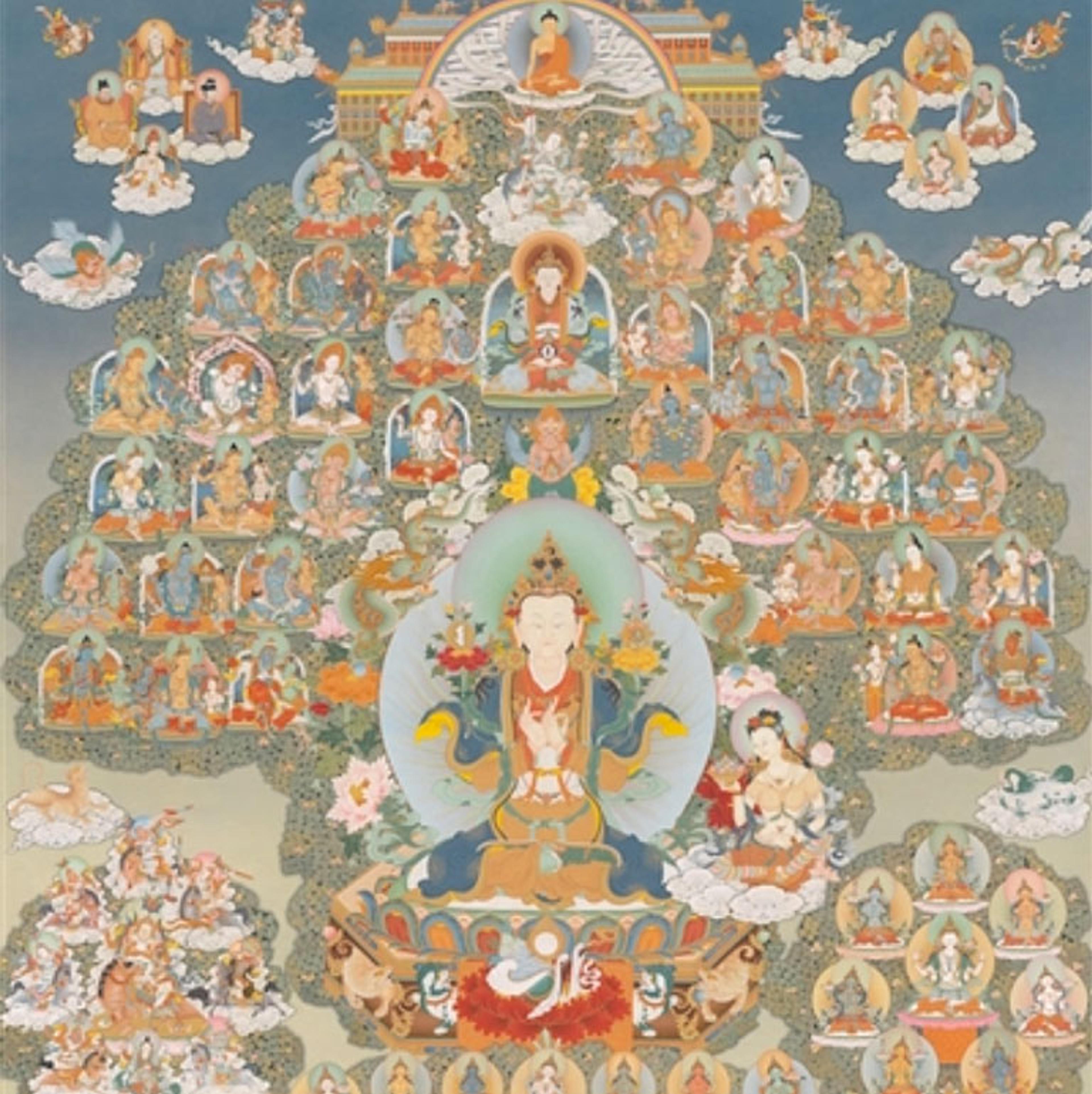 Chanting tells where the teachings came from. Karme Choling Meditation Retreat Center, Vermont