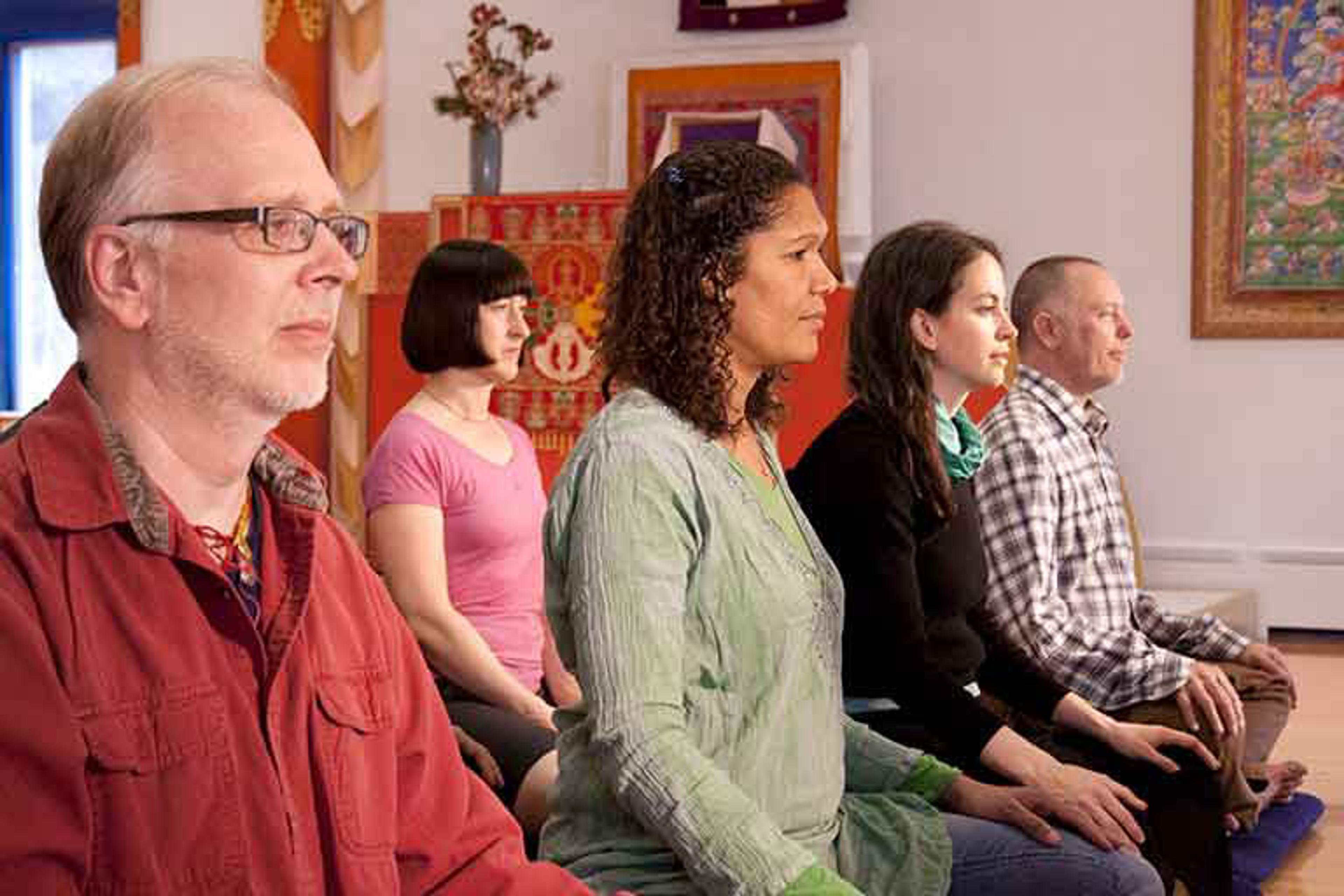 Participating in the community at Karmê Chöling meditation retreat center