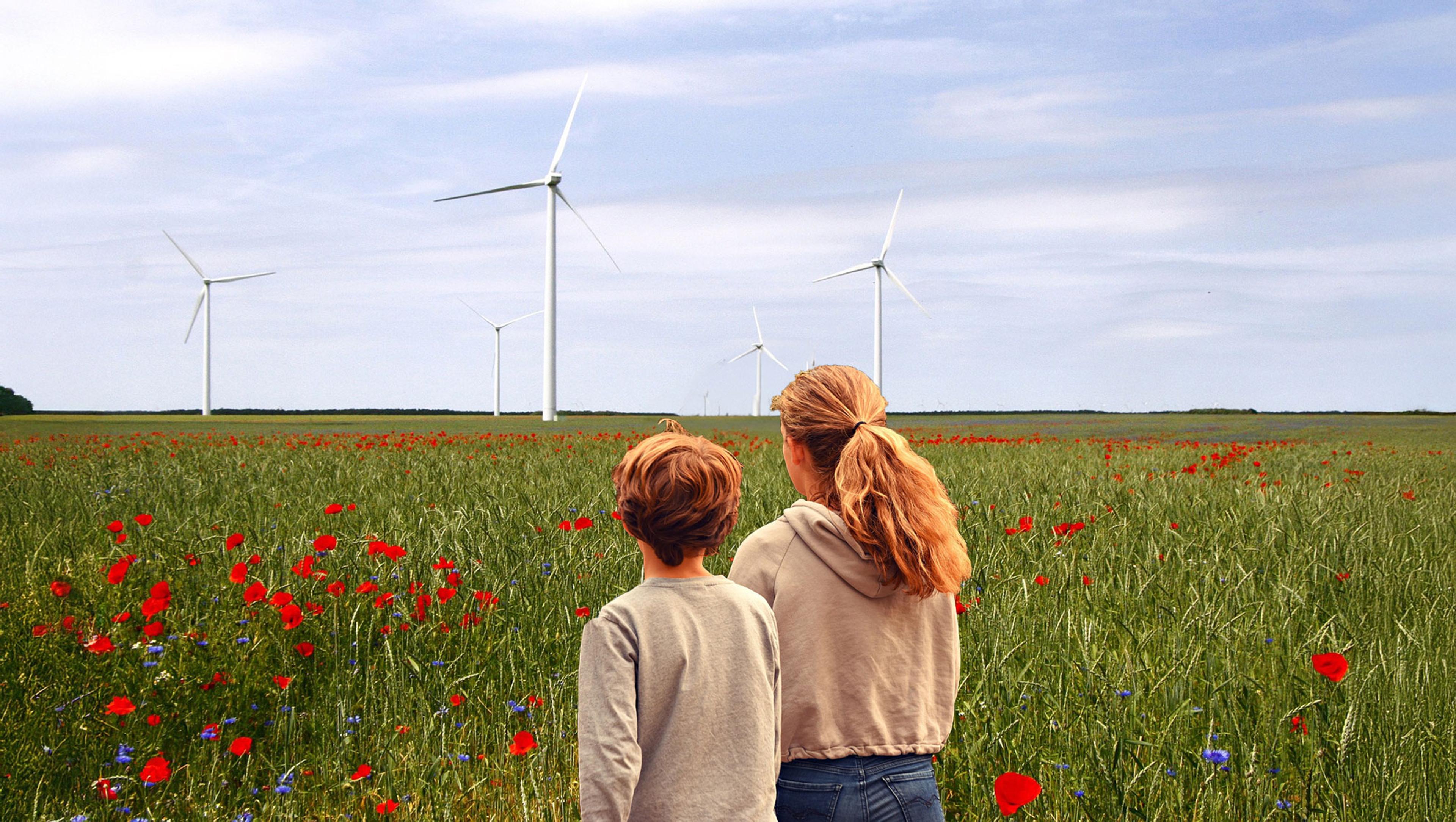 Wind Turbines Siblings