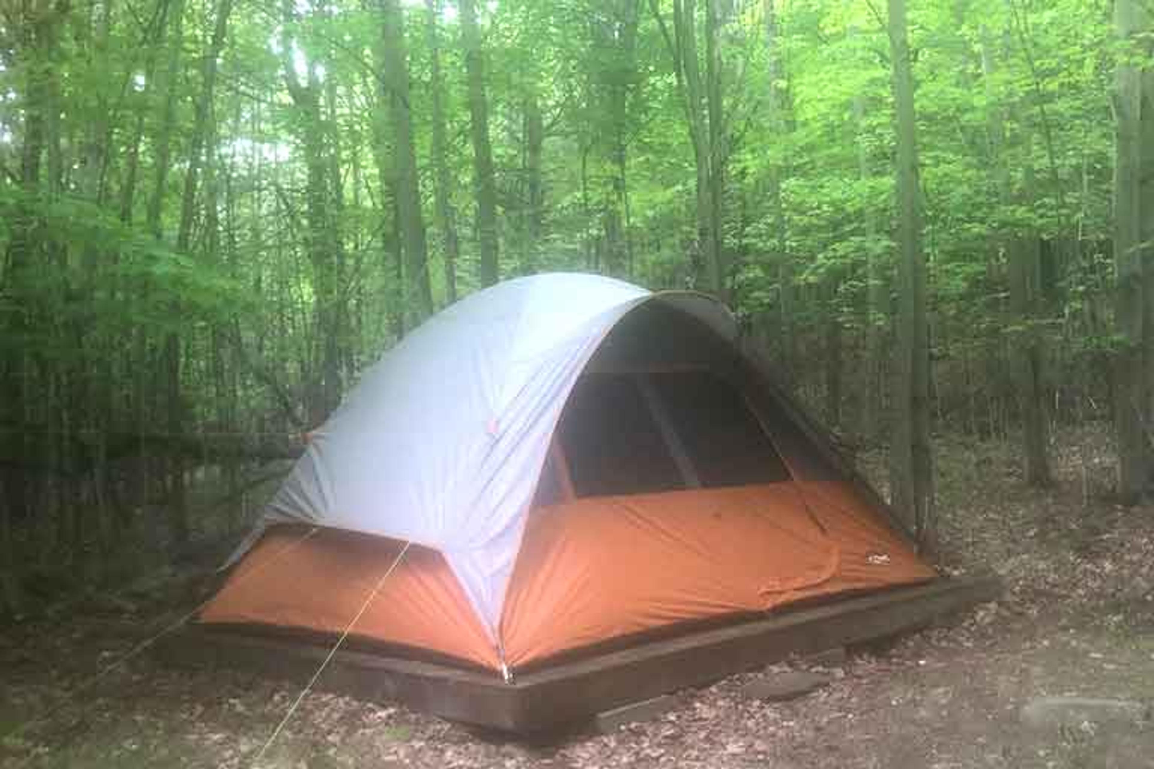 Dome Tent in Campground - Accommodations at Karmê Chöling