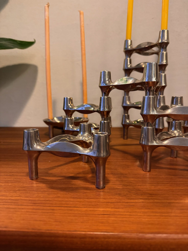Stoff Nagel Modularer Kerzenständer — Bild 2