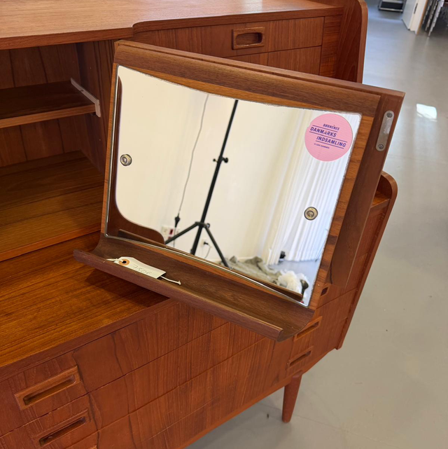 Danish Design Sekretär Teak – Mid-Century Klassiker, 70er Jahre — Bild 3