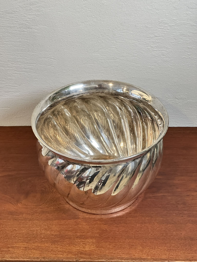 Versilberte Schale / Übertopf von H.R.W. Fink — Bild 4