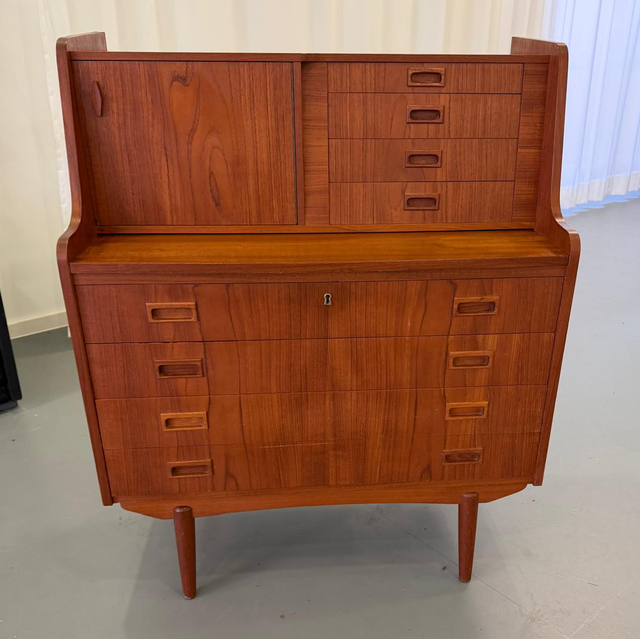 Danish Design Sekretär Teak – Mid-Century Klassiker, 70er Jahre — Bild 2