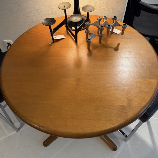 Mid-Century Modern Esstisch rund – Teak, Danish Design — Bild 3