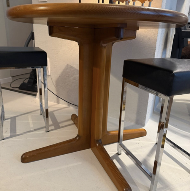 Mid-Century Modern Esstisch rund – Teak, Danish Design — Bild 4