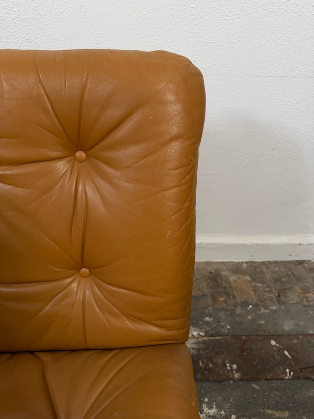Kengu Sessel Teak & Leder — Elsa & Nordahl Solheim — Bild 4