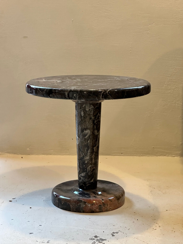 Vintage Beistelltisch aus Stein / Marmor