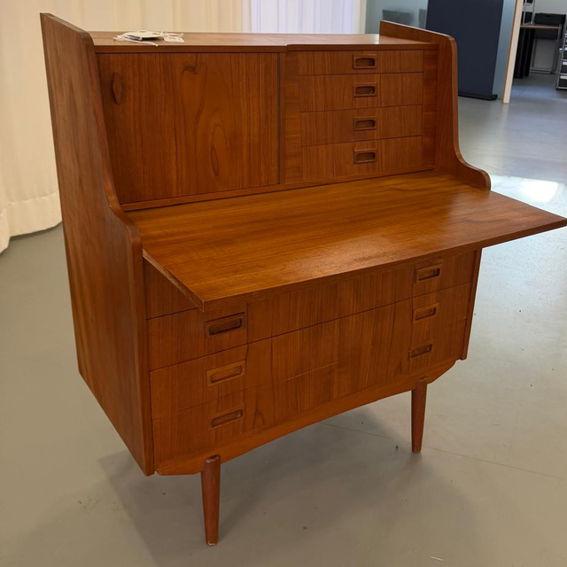 Danish Design Sekretär Teak – Mid-Century Klassiker, 70er Jahre — Bild 4