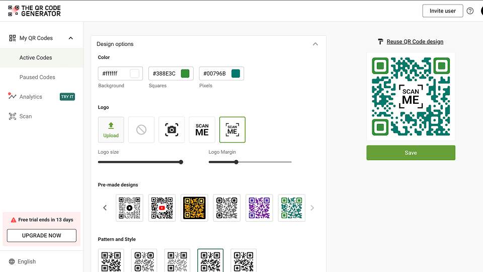customize pdf qr code