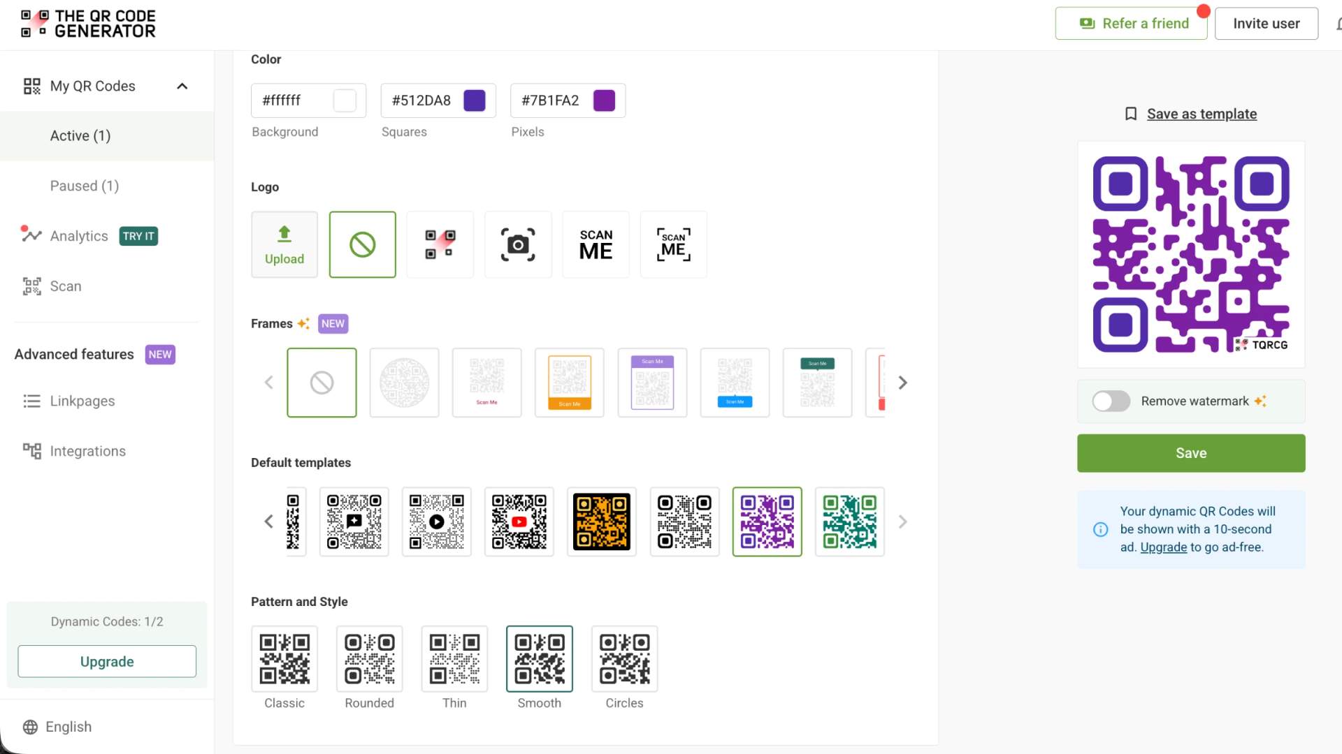 Customize QR Code