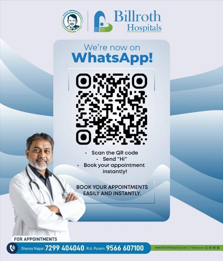 Billroth Hospital QR Code example
