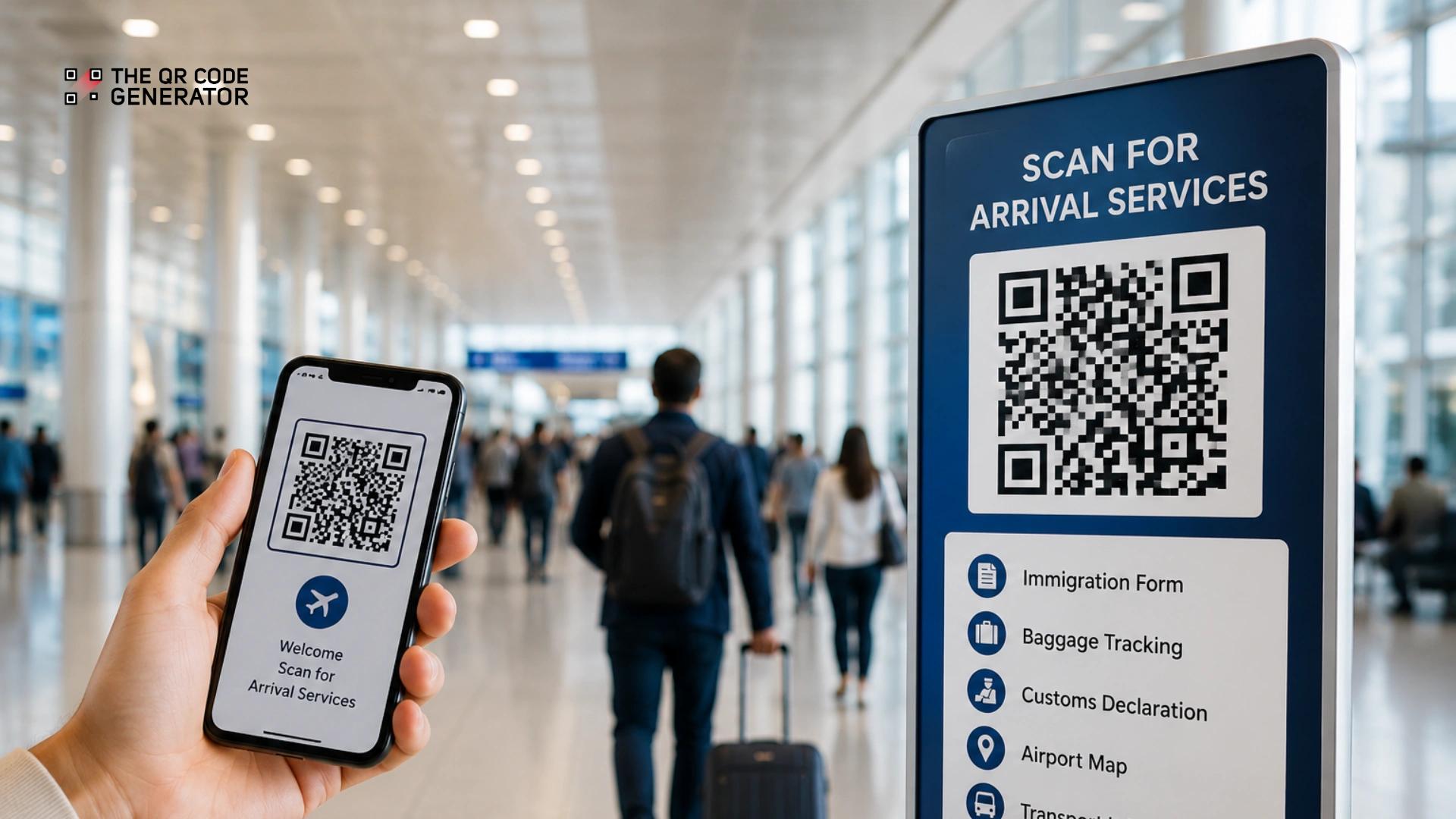 How QR Codes Improve Passenger Flow in Airport Arrivals