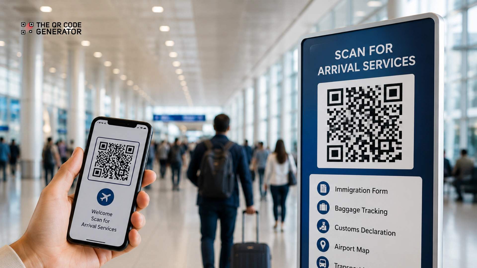 How QR Codes Improve Passenger Flow in Airport Arrivals