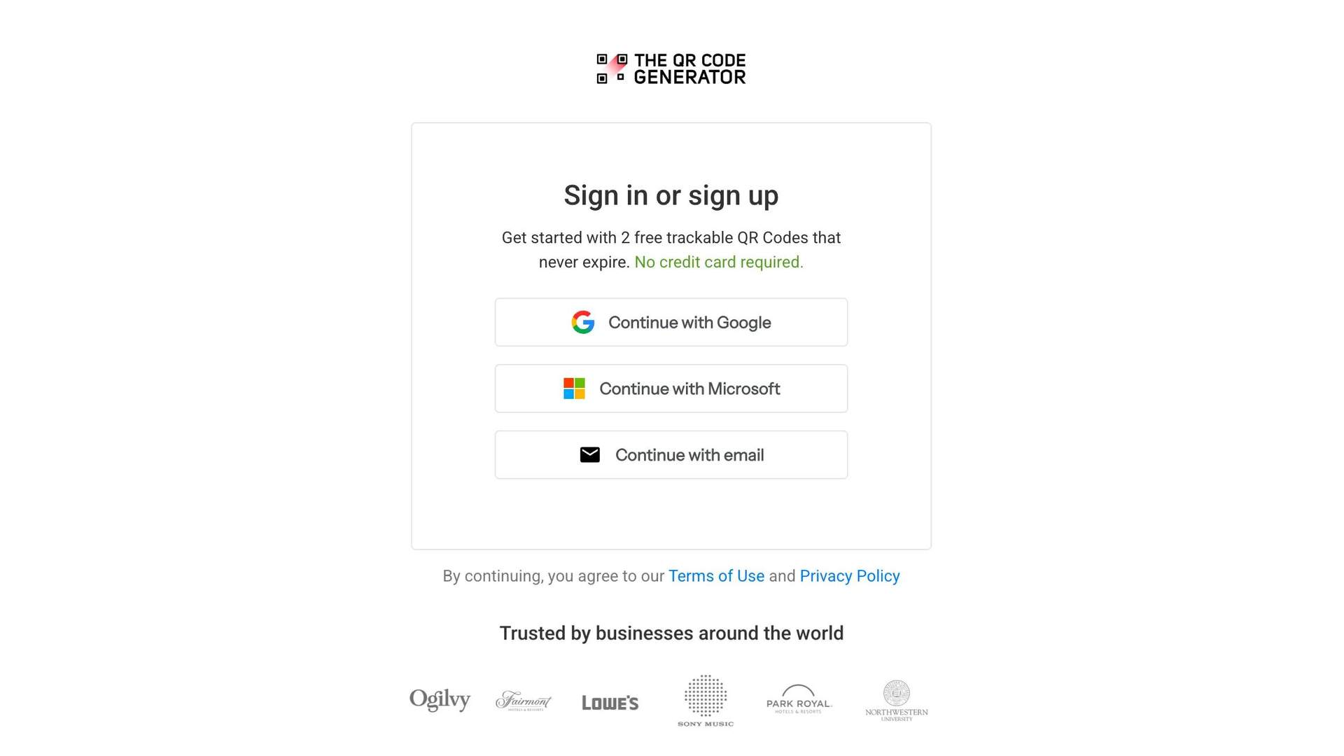 Sign up to TQRCG