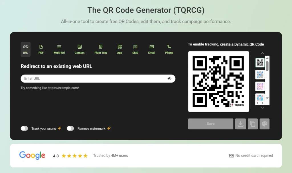 TQRCG widget