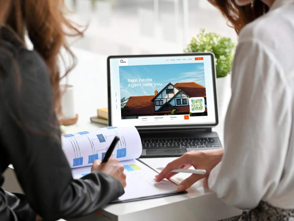 Listing of a property with QR Codes