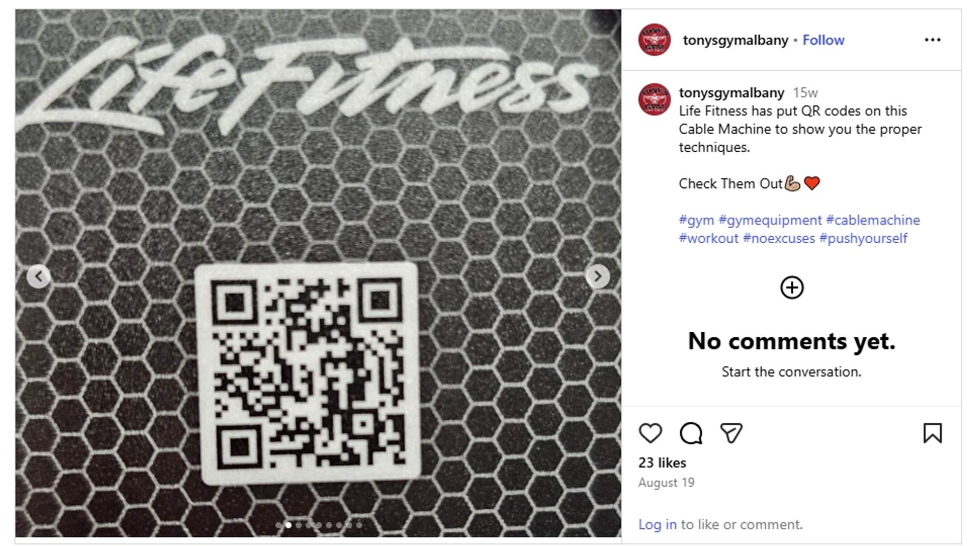demo video using qr code