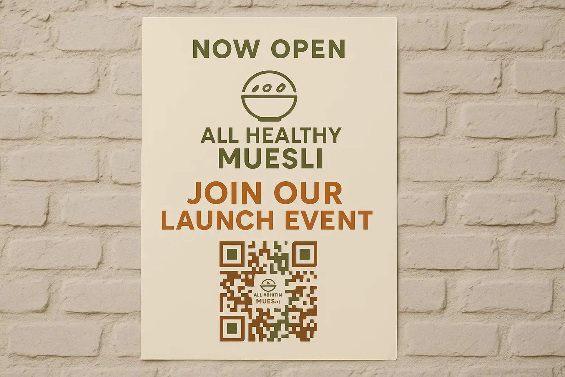 QR Codes on Posters and Flyers