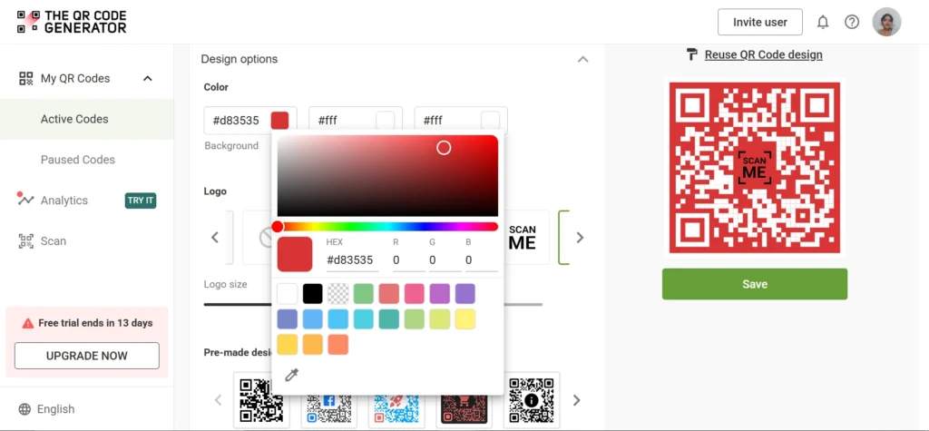 Step 2: Customize Your QR Code