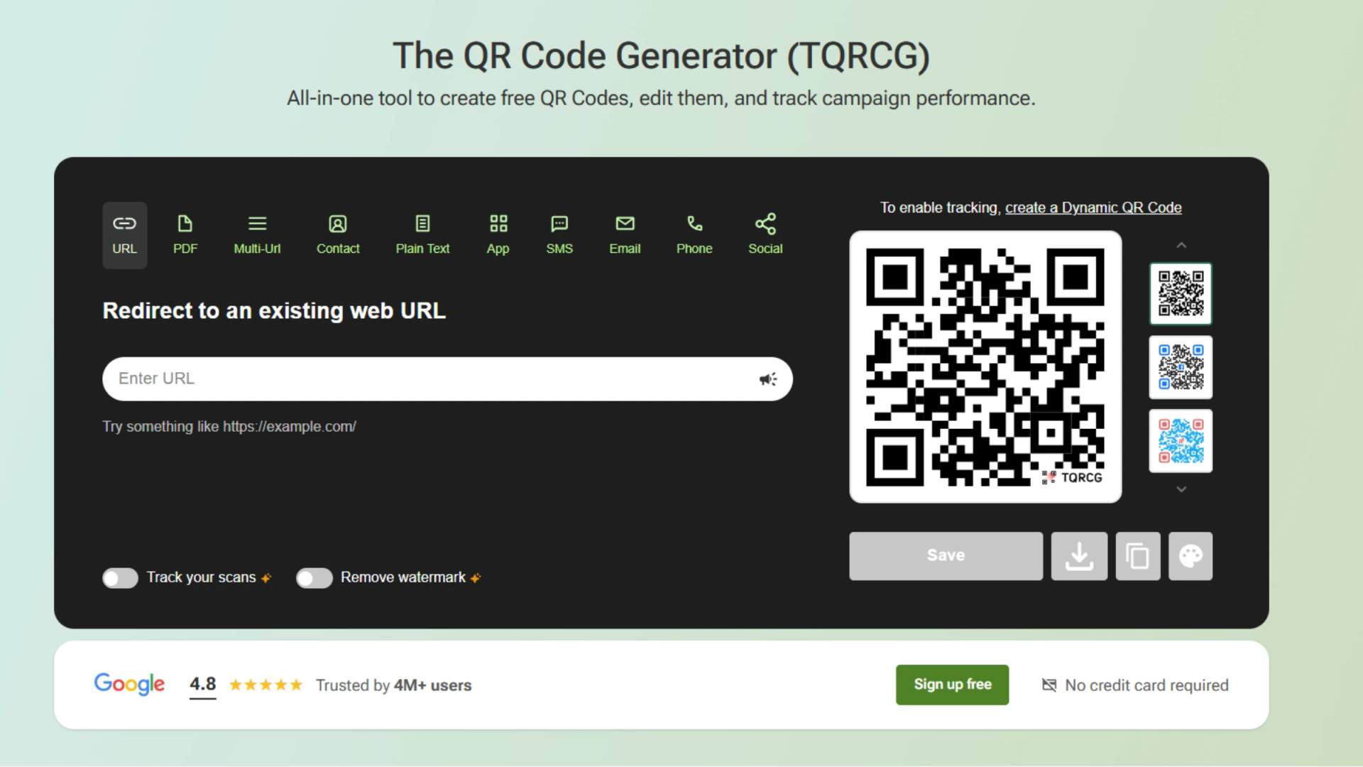 The QR Code Generator