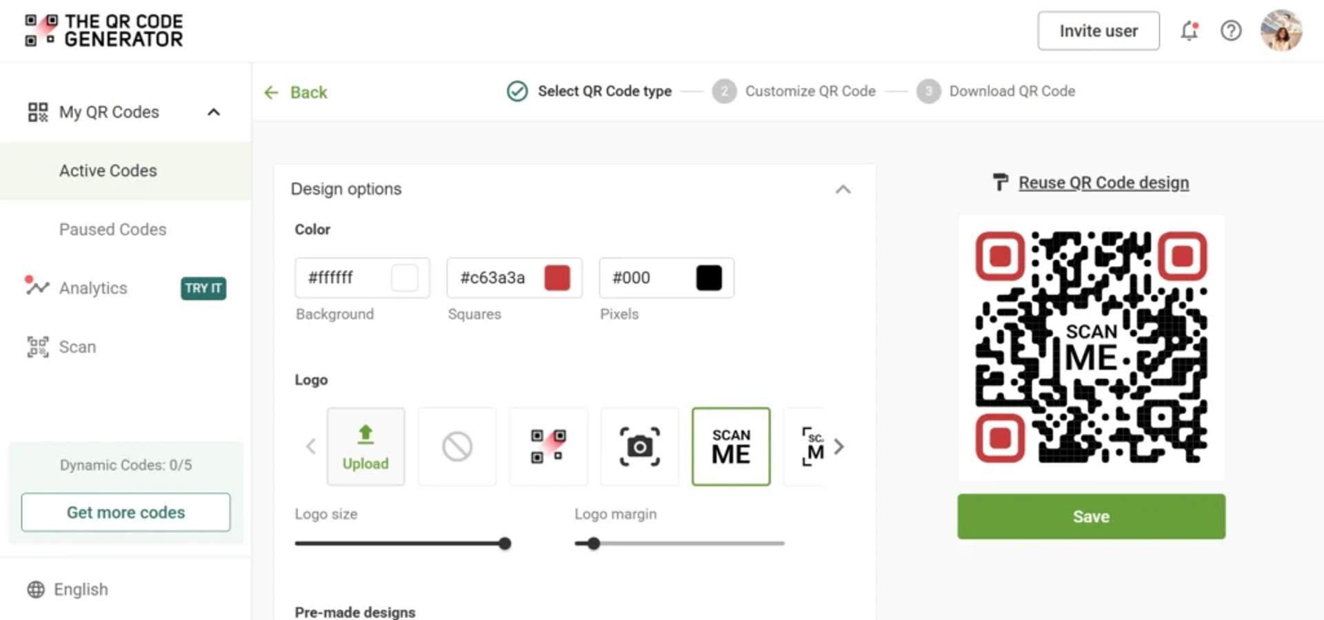 Customize your QR Code