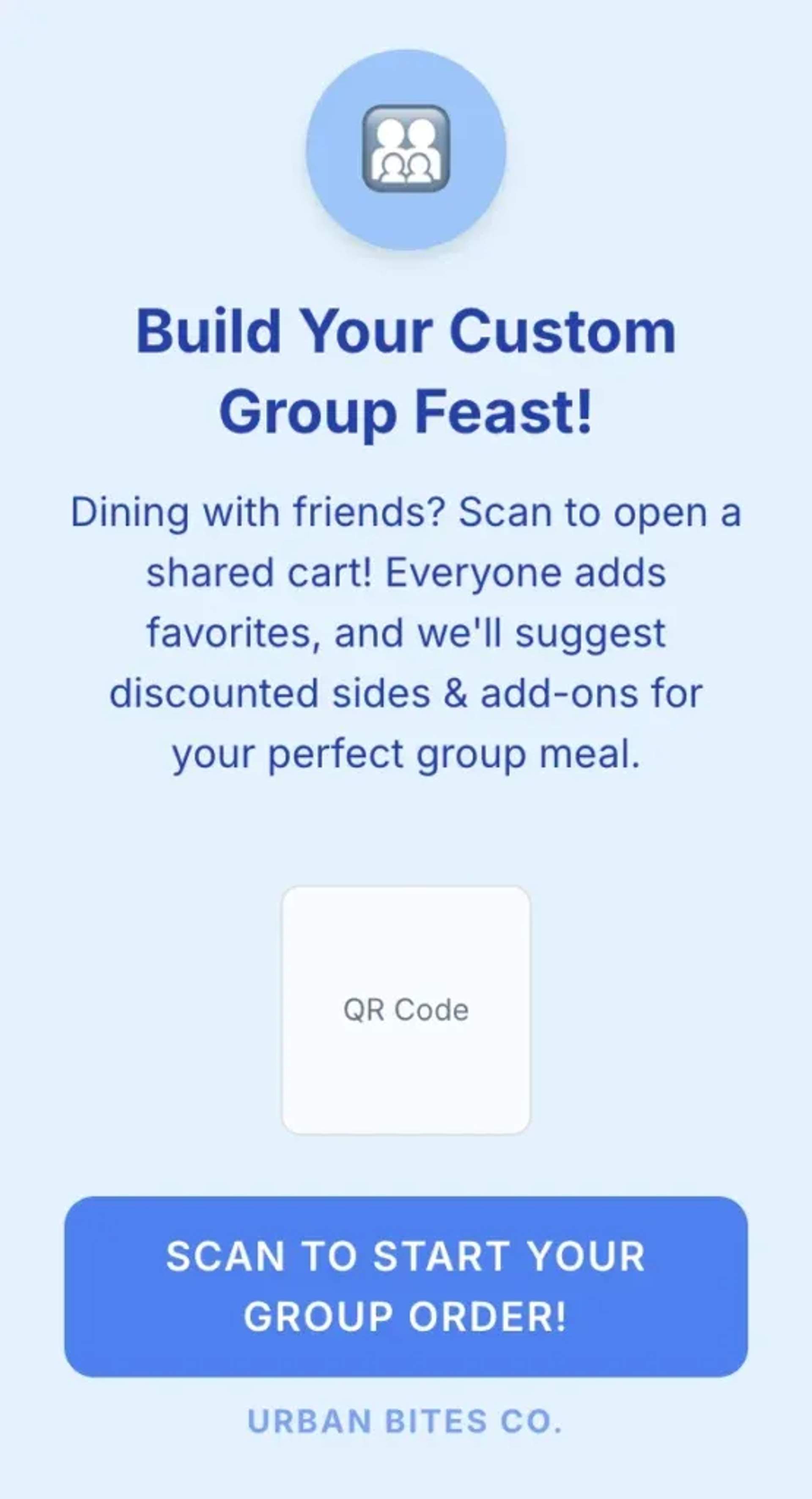 Group meal customizer