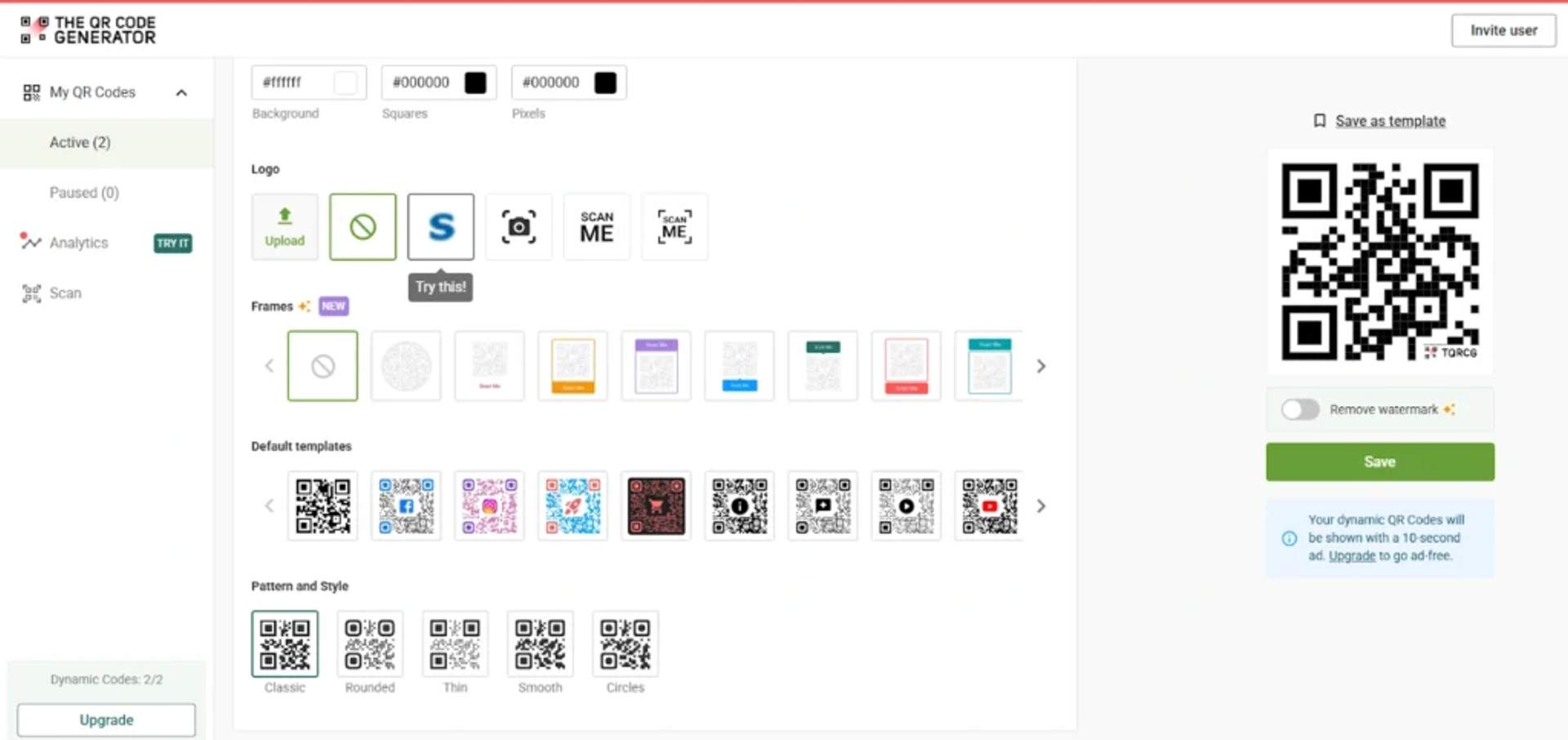 Customize QR Code