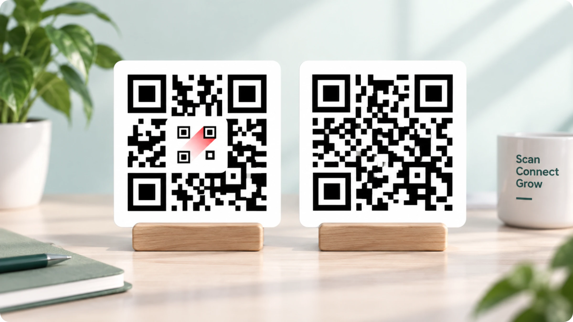 O que é um QR Code com logótipo?