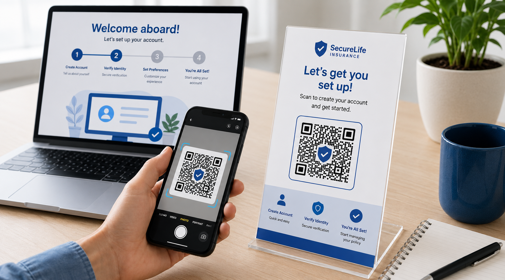 Smoother account onboarding