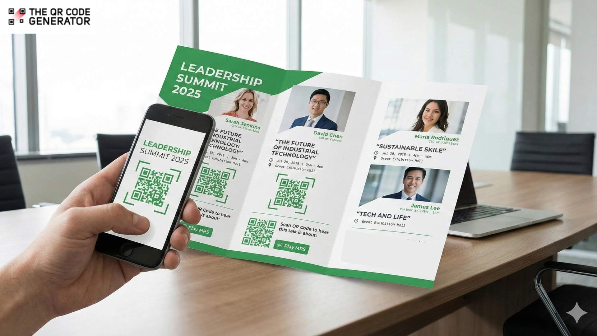 How QR Codes on Corporate Brochures Increase Event ROI
