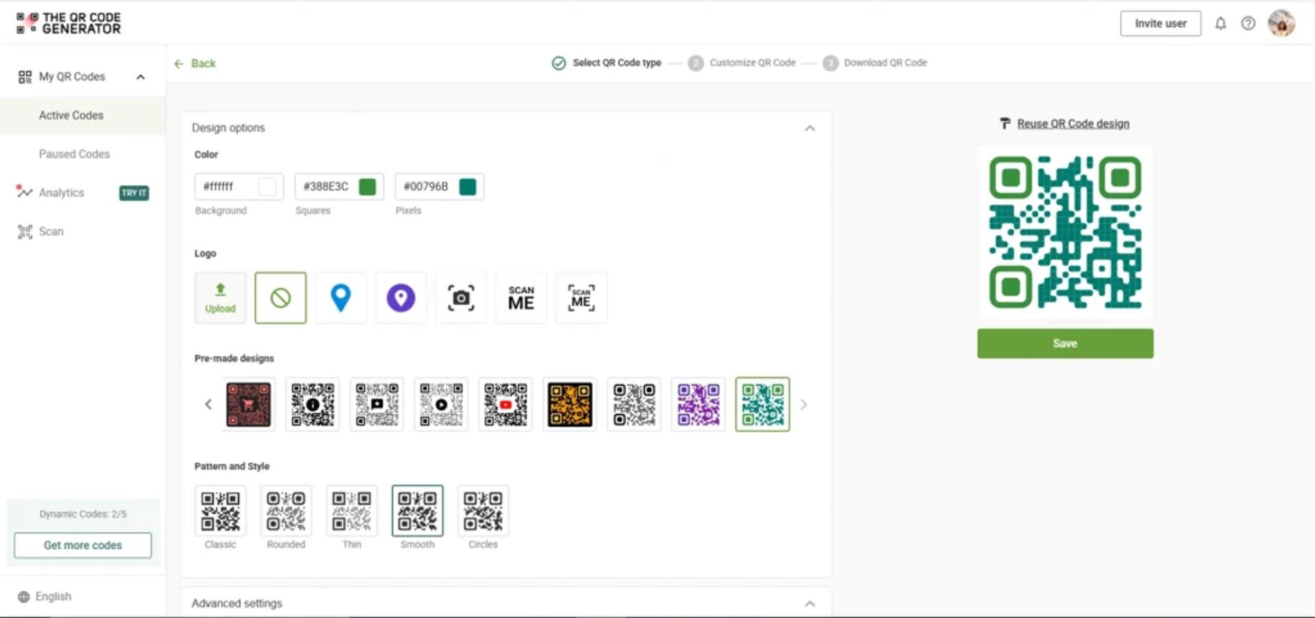 Customize your vCard QR Code