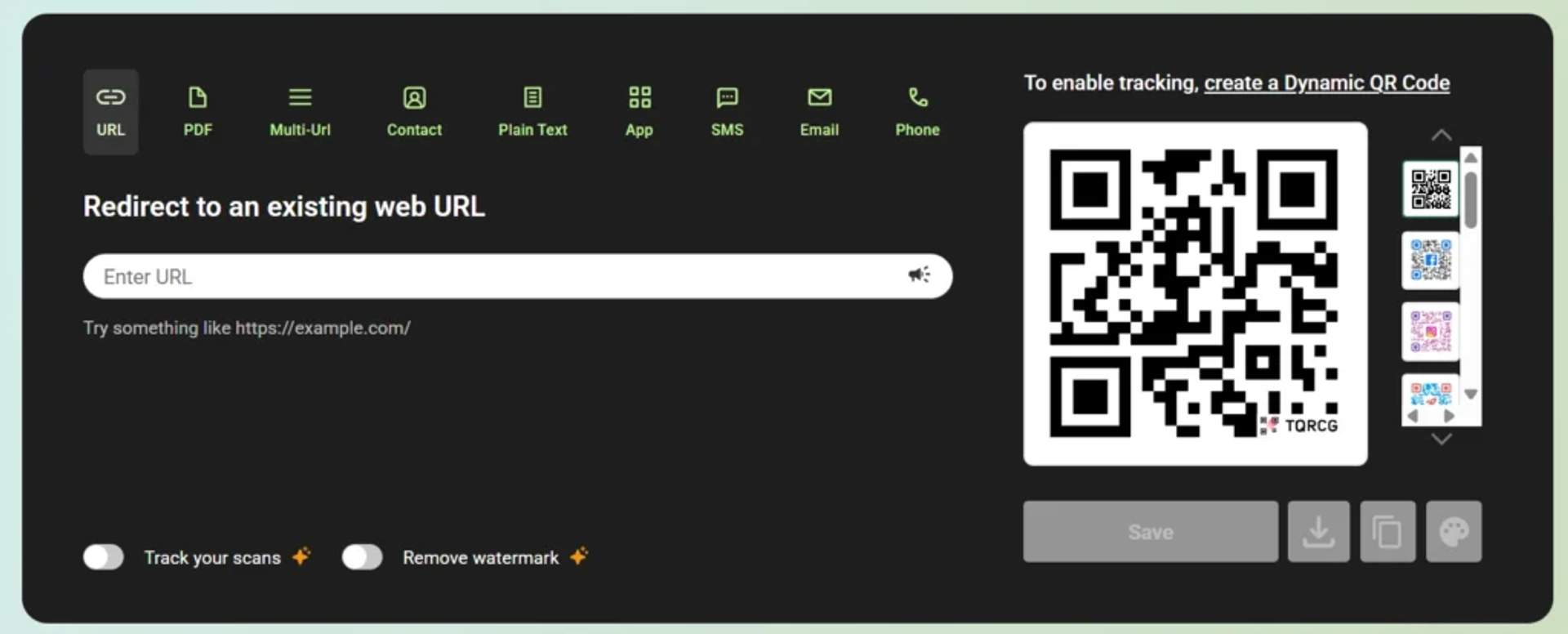 create the QR Code