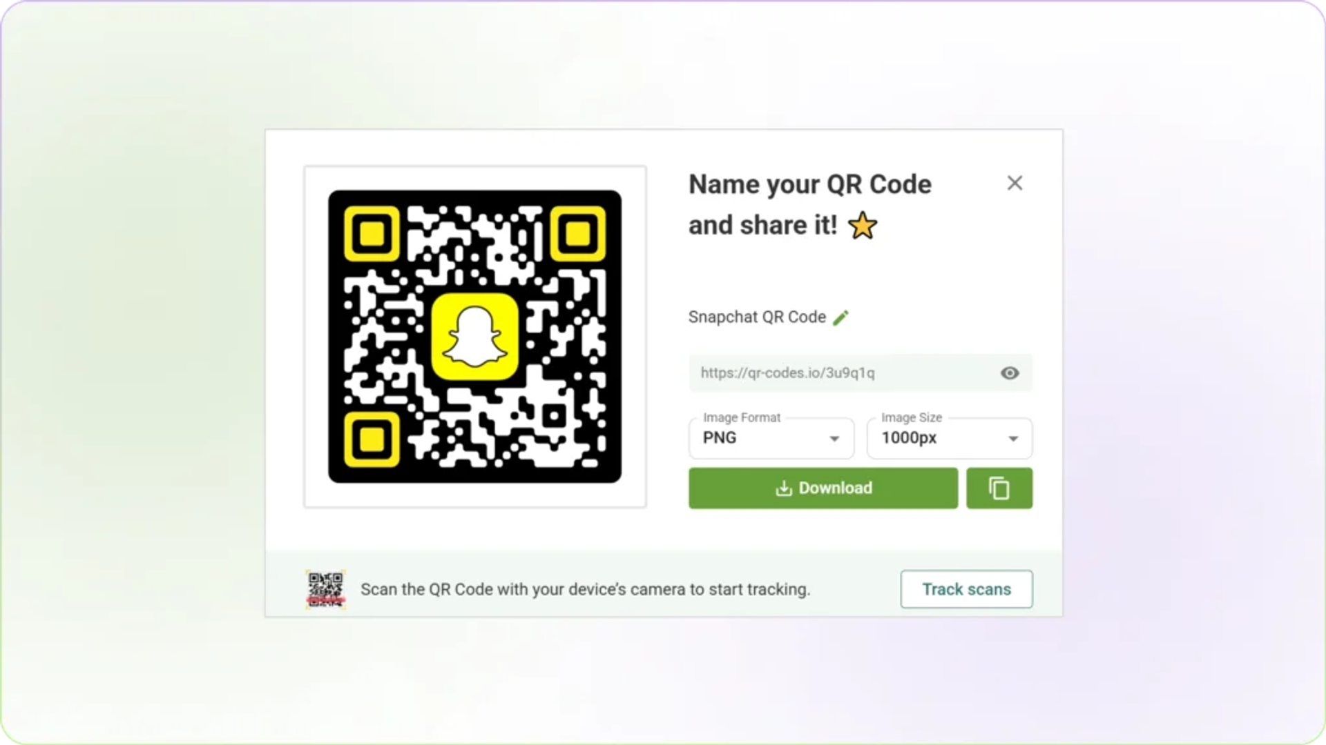 download snapchat qr code