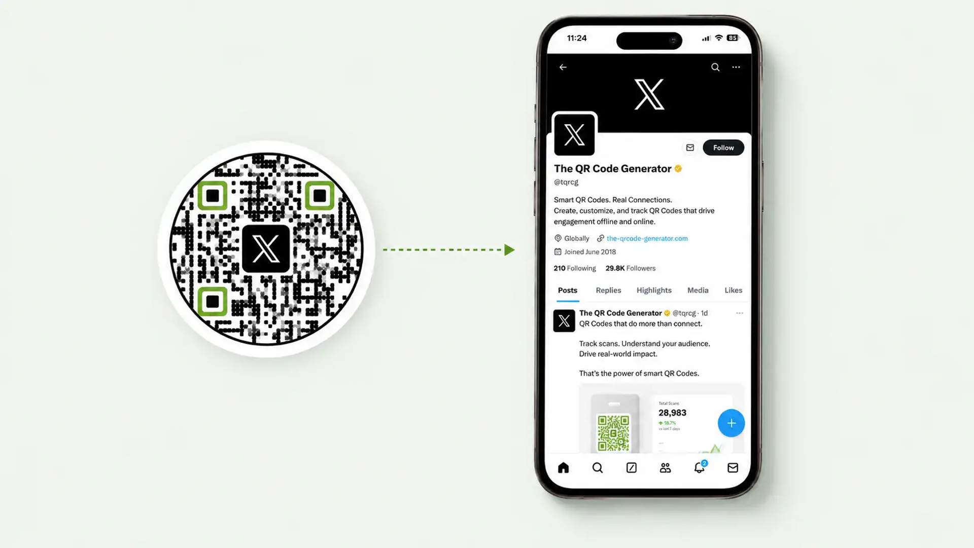 Che cos’è Twitter QR Code