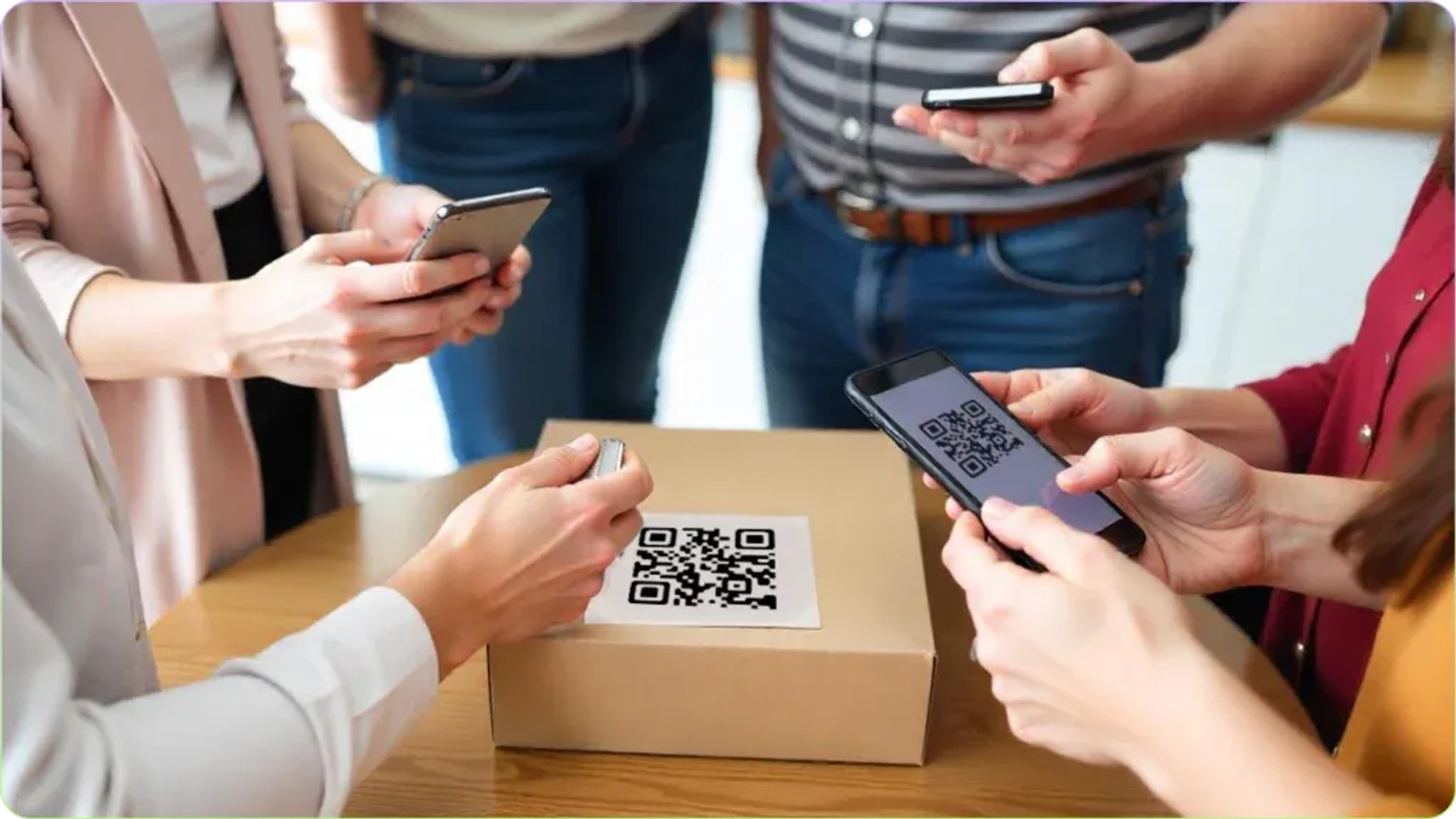QR Codes can be scanned from any angle