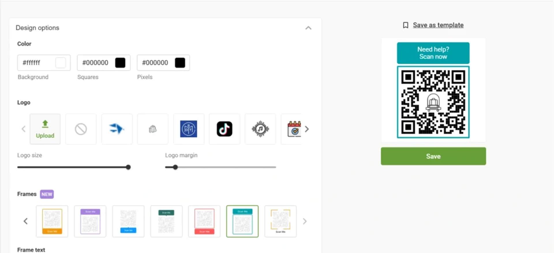 Customize the QR Code